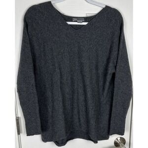 Vince. Cashmere‎ V Neck Gray Sweater Women's Size M
